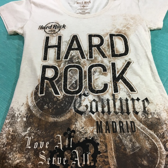 Hard Rock Couture Madrid Cream Love All Serve All - Picture 1 of 7